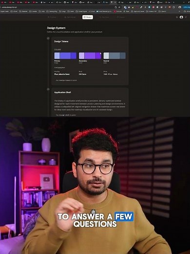 100% Free Design System Generator (No Technical Skills) #ai #tutorial #design #appdevelopment