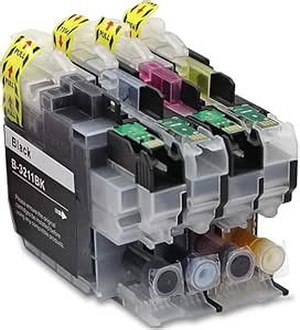 Amazon.com: Glintique OEM תואם עבור מחסניות דיו LC3211 LC3213 עבור Brother 3213 XL DCP-J572DW DCP-J772DW DCP-J774DW MFC-J491DW J497 מדפסת (צבע: 3set 12PK), Glintique-001 : מוצרים למשרד