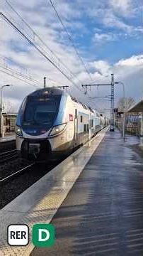[RER D] Regio2N /Z20500 et Z58500 IDFM à Lieusaint – Moissy et Viry – Châtillon #shortsvideo #rerd