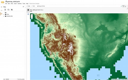 GEE教程第35期：如何在Google Colab上使用geemap