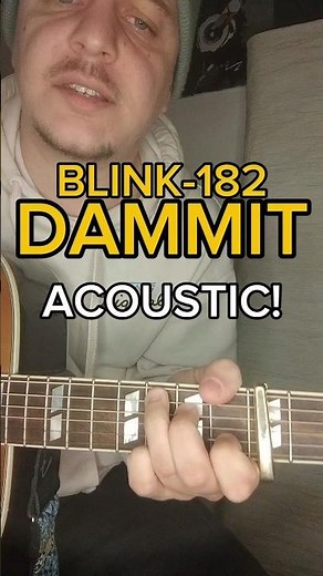 How To Play DAMMIT (Blink-182) - Acoustic Lesson