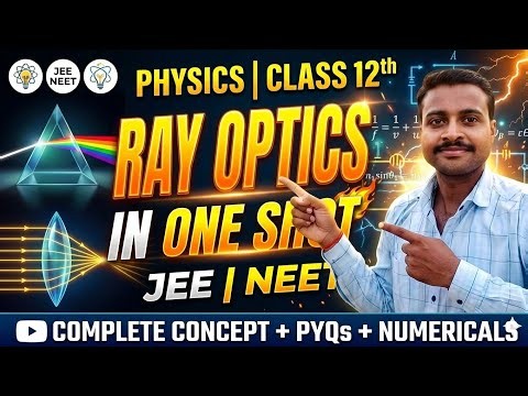 Physics_Lectures Class 12th Optics|| JEE/ NEET|| RAY OPTICS COMPLETE CONCEPT+ Derivation by Er.Braj