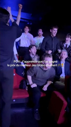 POV : t'apprends que t'as gagné le prix du meilleur jeu vidéo étudiant 🏆🎮