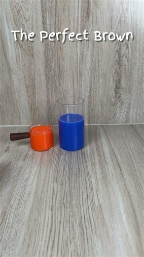 How to Make the Perfect Brown Color | Color Mixing ASMR