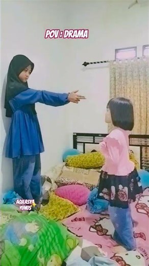 Drama musikal bocil. coba nilai akting Alika gaes. #shortvideo #lucu #aqilasya #drama