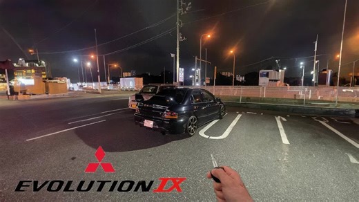 【4K纯享】三菱 EVO Evolution IX GSR 夜间驾驶第一视角 POV_哔哩哔哩_bilibili