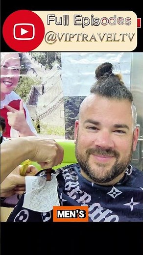 Traditional Chinese Barber Uses a Straight Razor on My Face and Head