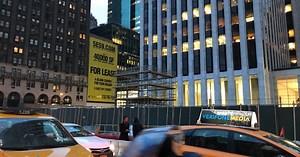 Scaffolding rises at Apple’s Fifth Avenue construction site, signaling return of iconic glass cube - 9to5Mac