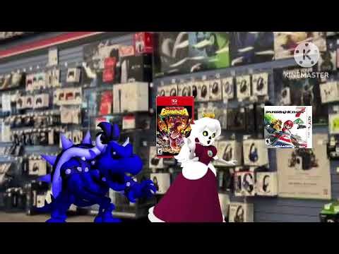 Dark Dry Bowser Misbehaves At GameStop/Grounded