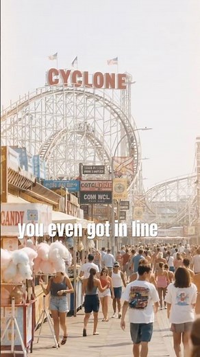 The 90s coaster memory you can't escape #90sNostalgia #ConeyIsland #GenX