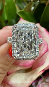 Jaw dropping Radiant Diamond Masterpiece Handcrafted To Perfection! An Absolute Showstopper! #radiant #weddingring #bride #engagementring #engagement #wow #ring #diamondring #diamond #gorgeous #diamonds #beautiful #bride #jewellery #jewelry #bigdiamond | Big Diamond Fine Jewellery