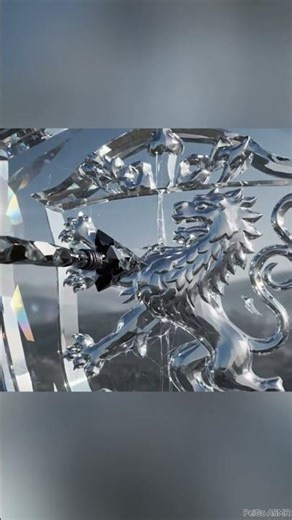 Crystal Shield Pierced by Arrow! 🛡️ ASMR #Shorts