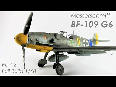 Bf-109 G6 - Eduard 1/48 Scale Model - Part 2 of 2