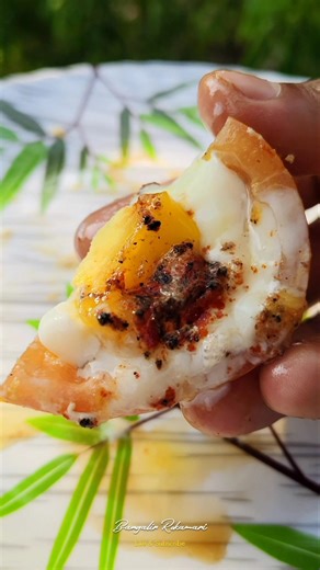 Tomato Ring Egg Bulls Eye #shorts #egg #shortsfeed #asmr #food #recipe #tomato