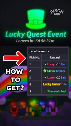 How to get all Lucky Event rewards in FISCH 🤩