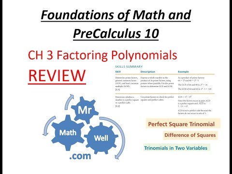 FM 10 Ch 3 FACTORING REVIEW!!!!!!!!