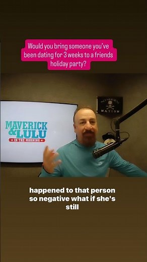 Take someone you’ve been dating for 3 weeks to a holiday party? #iheartradio #dating #women #guys