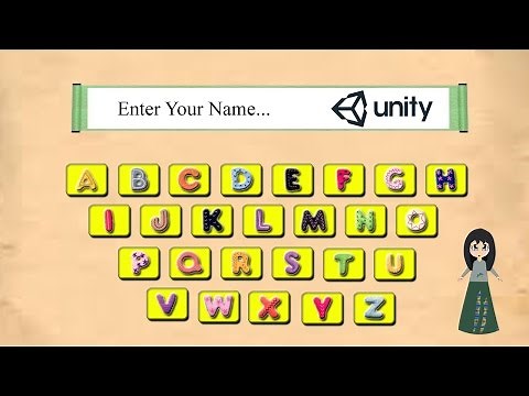 Ep 16. UI keyboard - GUI unity 5 keyboard