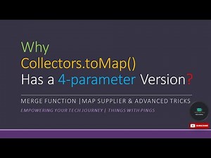 Java Collectors.toMap() Deep Dive | Merge Function | Map Supplier | Part 1 #javaStreams #education