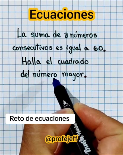 Reto de Ecuaciones: Resolviendo Problemas Matemáticos