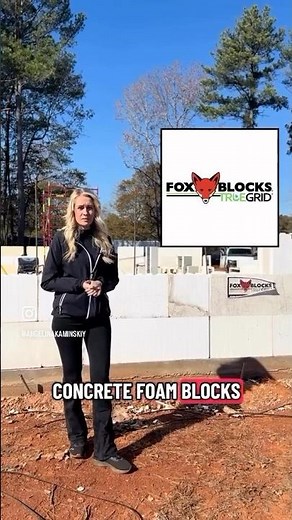 That’s right! Building with Fox Blocks🏡 #realestate #icf #southcarolina