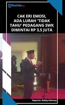 VILLAGE HEAD CLAIMS IGNORANCE Over Extortion of SWK Vendors, Cak Eri Delivers Emotional Speech