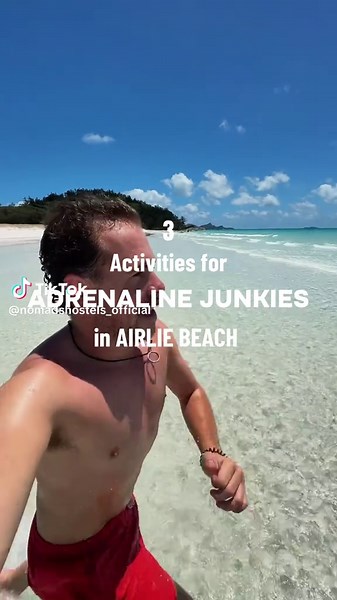 3 adrenaline activities you can’t skip in Airlie Beach 😱 From sky to sea, the ultimate backpacker thrill list! Tag and share this with your mate you’d love to do this with 🌴💪 Would you dare to try them all? 👇 . . . . . #AirlieBeachAdventures #BackpackerAustralia #AdrenalineJunkie #EastCoastTrip #WhitsundaysVibes