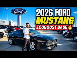 2026 Mustang EcoBoost Review | Is this the most affordable new sports car?🤔 Will it come to India? 🔥