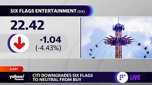 Six Flags stock slides after Citi downgraded shares