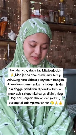 Kenalan dengan Meri: Janda Anak 1 Cari Kerja dan Jodoh Serius