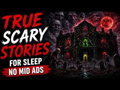 NO ADS 🛑 3 HOURS of Most Disturbing TRUE Horror Stories for Sleep | Rain Sounds | Black Screen Ep.13