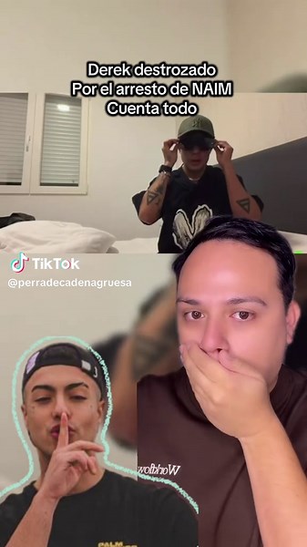 Derek cuenta que pasó con NAIM Darrechi en España al ser arrestado ⚡️😱 #naimdarrechi #derektrejo #españa #viral