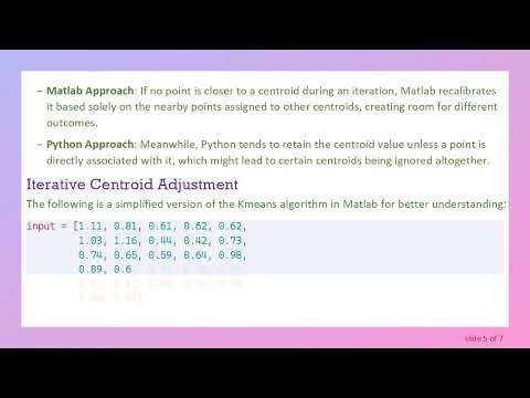 Understanding Kmeans Variance: Why Matlab and Python Produce Different Outputs