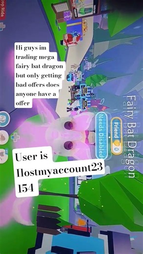 trading mega fairy #adoptme