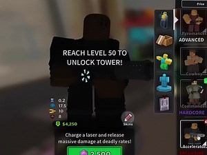 Golden Towers and Nuclear Accel in Tower Defense Simulator