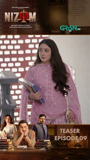 Nizaam Episode 09 Teaser #shorts #nizaam #mominaiqbal #usamakhan #pakistanidrama #greentv