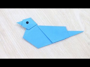 Origami Wild Duck - Paper Wild Duck Folding - Origami Easy Duck Tutorial