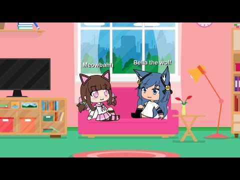Meowbahh does something naughty to Bella the Wolf (Gacha heat)