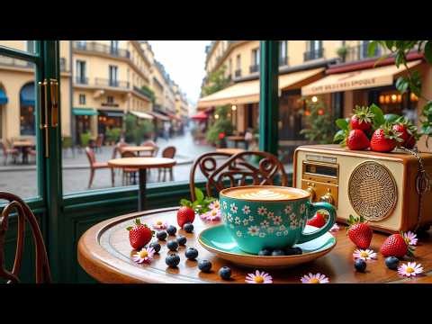 Relaxing Morning Jazz ☕ Happy Spring Music at Coffee Shop with Positive Bossa Nova for Work & Study
