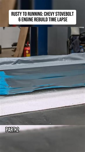 Rusty to running: Chevy Stovebolt 6 engine rebuild time lapse! #restoration #carengine #enginerebuild | Engine Rebuilds | Facebook