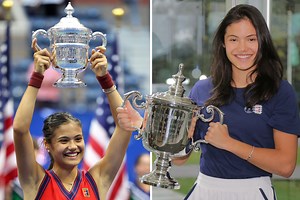 Emma wins WTA award as Brit finally reunited with US Open trophy on home soil