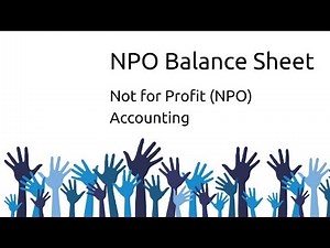 Balance Sheet of NPO | Non Profit Organsiation (NPO) | CA CPT | CS & CMA Foundation | Class 12