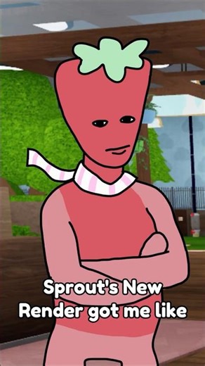 SPROUT'S NEW RENDER IS AMAZING #dandysworld #roblox