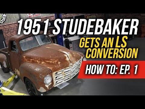 How To Install a Sniper EFI Fabricated Intake - EP. 1: 1951 Studebaker Truck LS Conversion