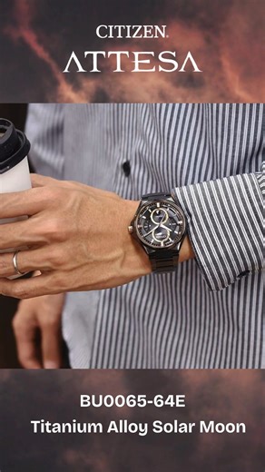 🌙 Citizen ATTESA BU0065-64E — The Titanium Moonlight Masterpiece 🌙 Experience the perfect blend of advanced technology and refined elegance. Crafted from Super Titanium™, this watch is ultra-light, durable, and built for modern style. Powered by Eco-Drive Solar, it never needs a battery — and the Moon Phase display adds a celestial touch of sophistication. ✨ ⏱️ Super Titanium™ | Eco-Drive Solar | Moon Phase Display | Sapphire Crystal 💫 Own the light. Embrace the moon. Limited units available 