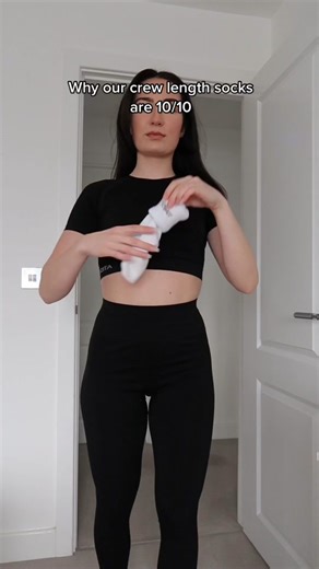 Bit statements but we feel strongly about our sock game 👌🤍 #gymsocks #socks #gymgirlsoftiktok #gymoutfits #gymfits