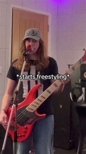 We got Jude to sing the second verse in this song #altmusic #band #bandpractice #2000smusic #y2k