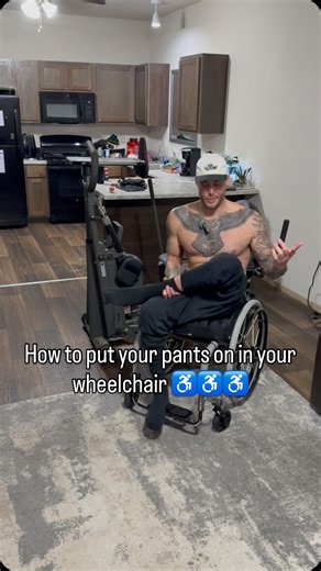 Tate Smith on Instagram: "Eleven years ago, I had to relearn how to get dressed. Now people ask how I make it look so easy. Truth is—it’s not. It’s edits, cuts, redos, and practice you don’t see. Being paralyzed is hard. No way around that. But you can learn new ways to do things. If you’re where I was 11 years ago, this is for you. It does get better. …not perfect, but better. Hope this helps. #wheelchair #spinalcordinjury #fyp #noexcuses #pants"
