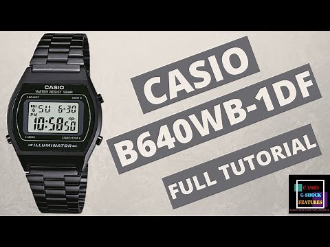 Casio BLACK Collection Unisex Adults Watch B640WB-1ADF