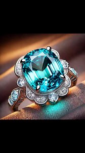 Paraiba Tourmaline is one of the rarest and most expensive types of tourmaline, distinguished by its bright light blue to greenish-blue color, which results from the presence of copper in its chemical composition. Properties: • Color: Neon blue, greenish-blue, or turquoise • Key Element: Copper (Cu) and Manganese (Mn) • Sources: First discovered in Paraiba, Brazil, in the late 1980s, but later found in Nigeria and Mozambique. • Hardness: 7 - 7.5 on the Mohs scale • Transparency: Transparent to s